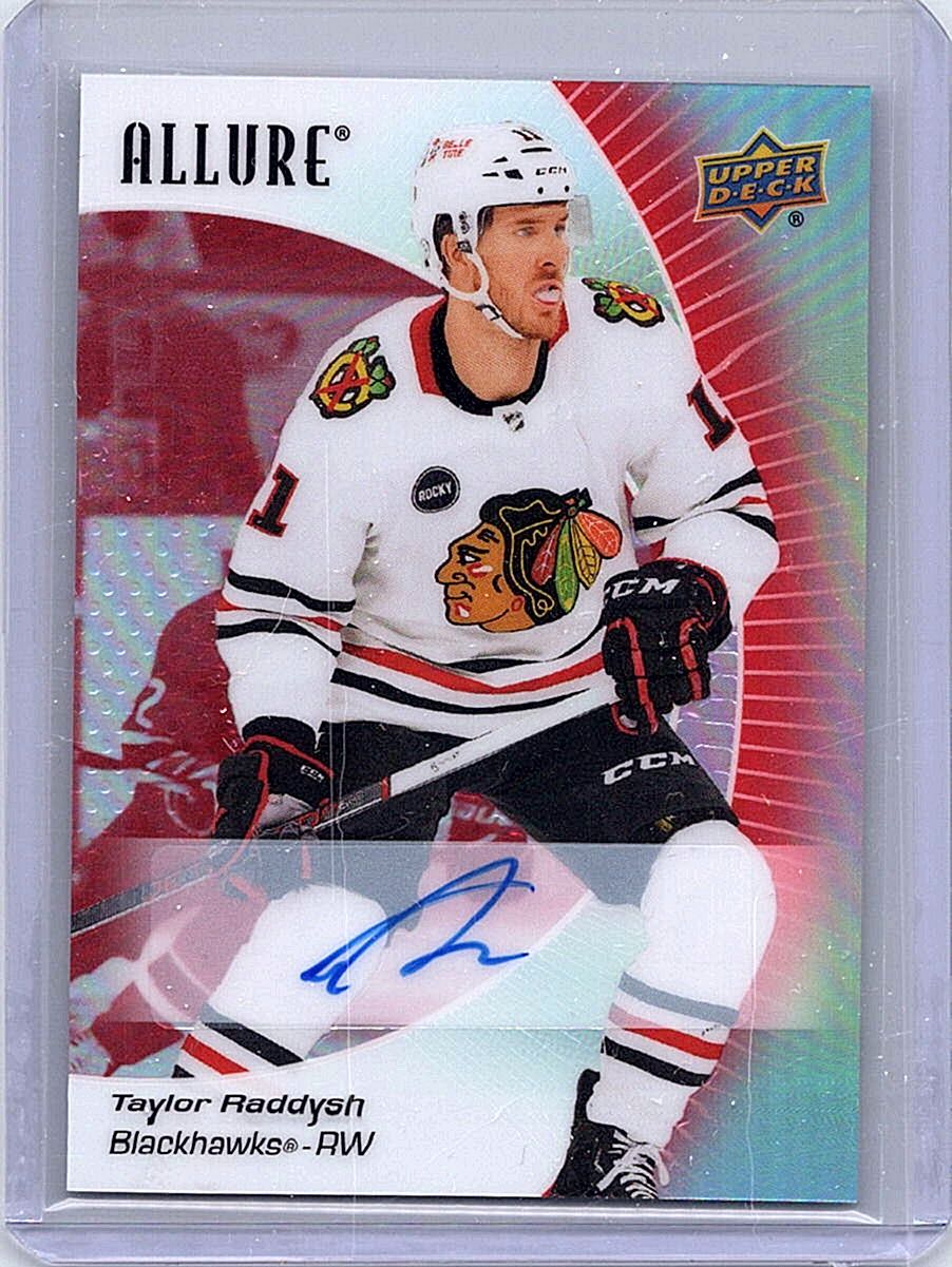 2023-24 Upper Deck Allure - Autographs Red Rainbow Taylor Raddysh #88 AU front