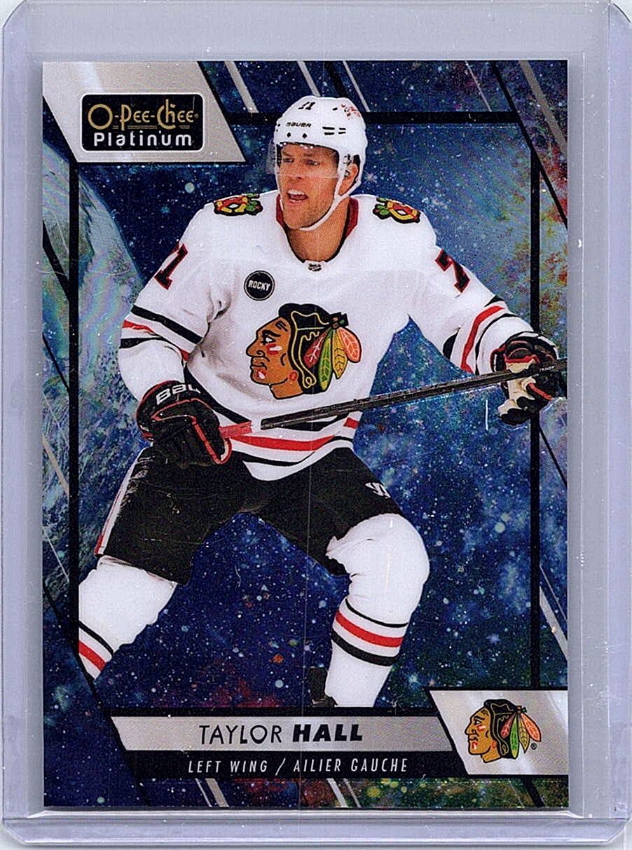 2023-24 O-Pee-Chee Platinum - Cosmic Taylor Hall #195 SN65 front