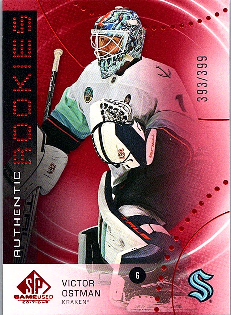 2025-26 SP Game Used - Red Victor Ostman #AR-VO SN399 front