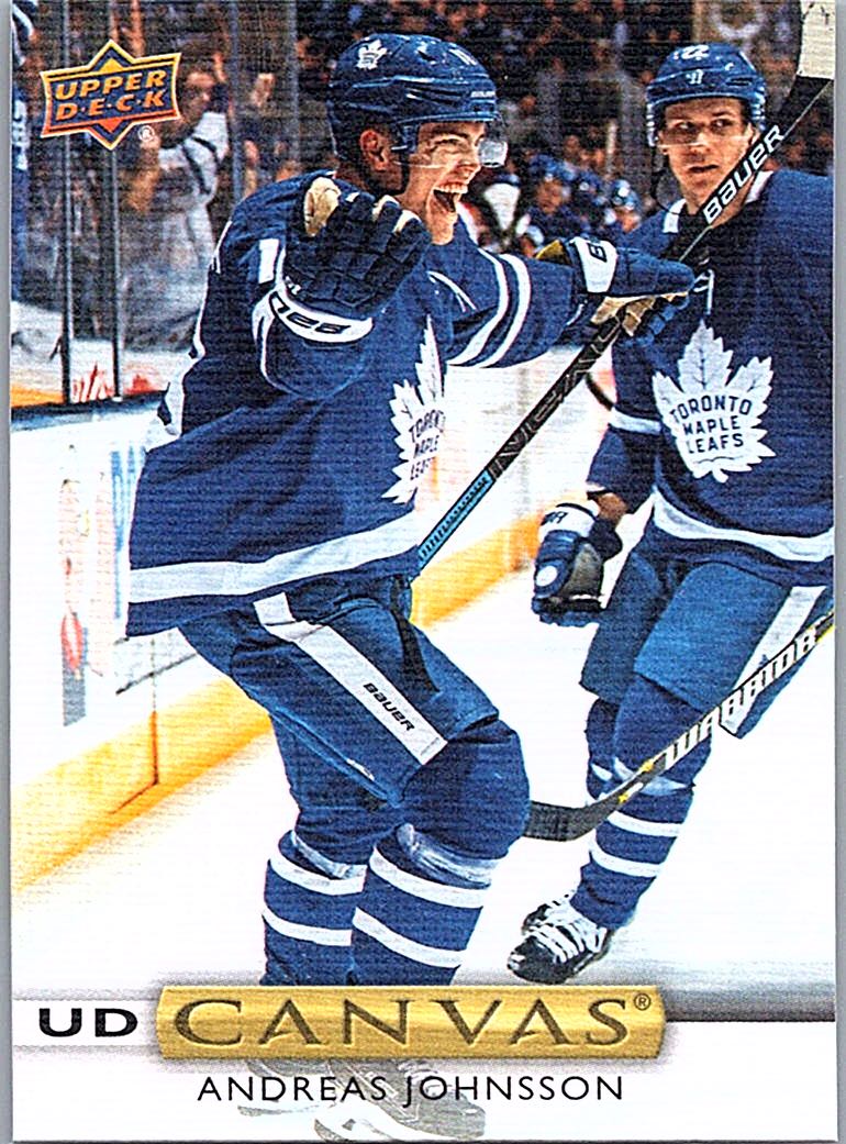 2019-20 Upper Deck - UD Canvas Andreas Johnsson #C3 front
