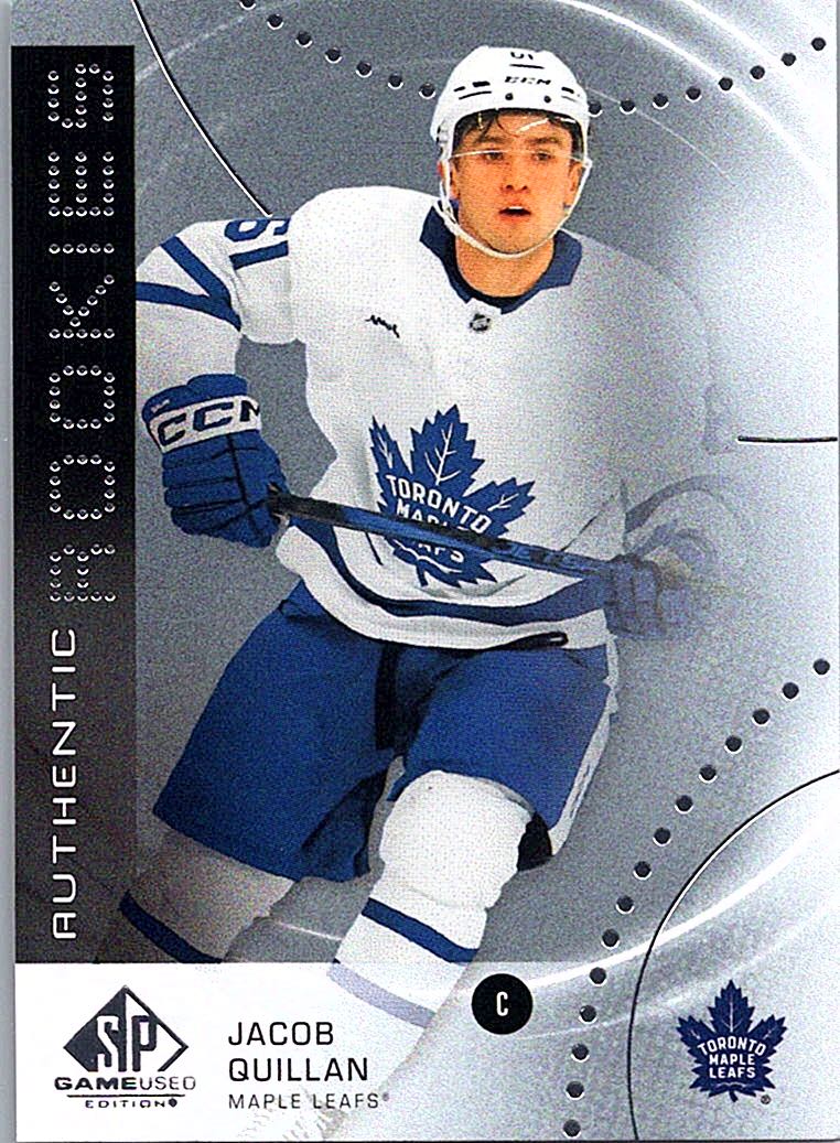 2025-26 SP Game Used Jacob Quillan #AR-JQ RC front