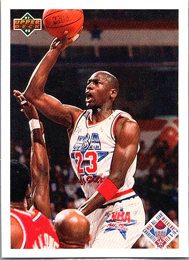 1991-92 Upper Deck All-Star Checklist (Michael Jordan) #48 front