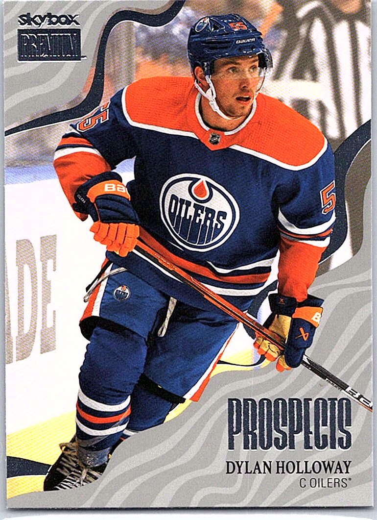 2022-23 SkyBox Metal Universe - Skybox Premium Prospects Dylan Holloway #PP-47 front