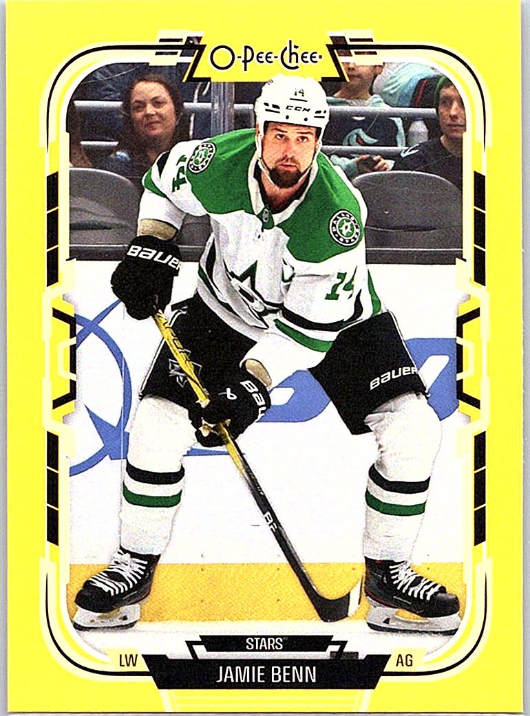 2025-26 O-Pee-Chee - Yellow Border Jamie Benn #344 front