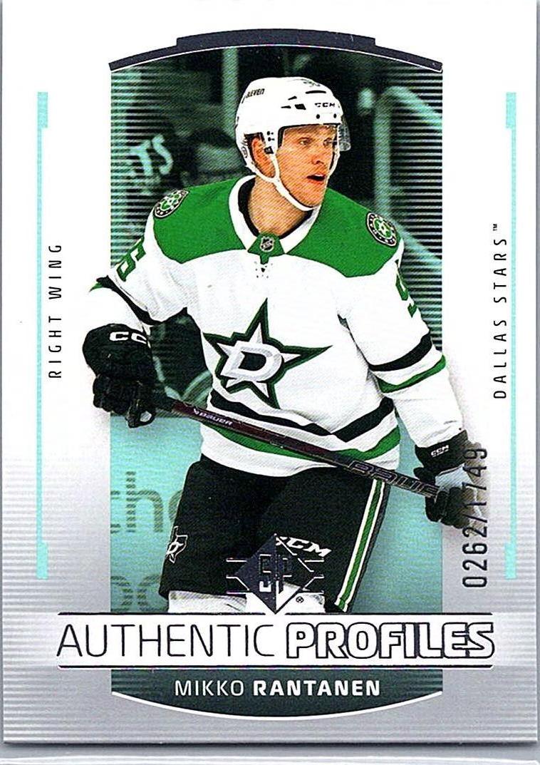 2025-26 SP - Authentic Profiles Mikko Rantanen #AP-5 SN1749 front