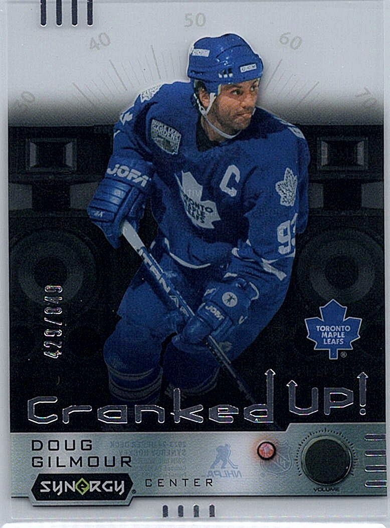 2023-24 Upper Deck Synergy - Cranked Up Doug Gilmour #CR-DG SN849 front