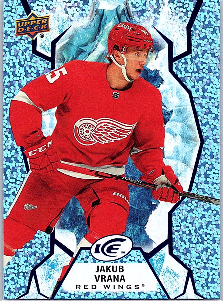 2021-22 Upper Deck Ice - Ice Blue Jakub Vrana #90 front