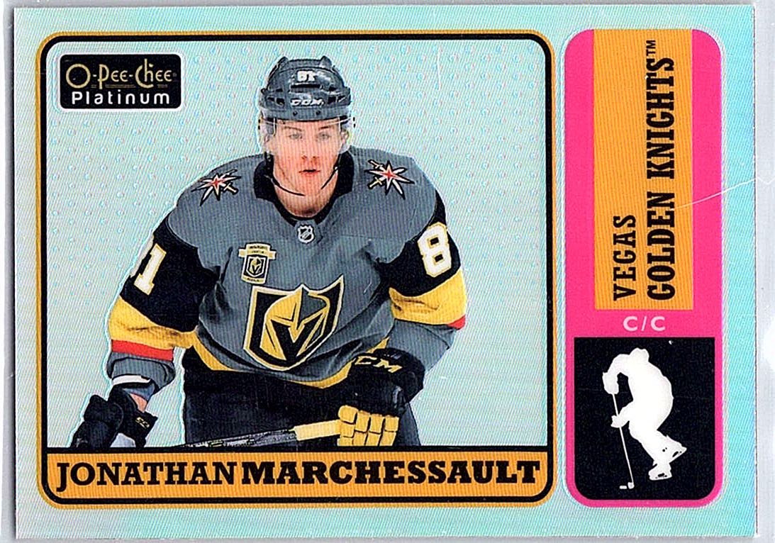 2018-19 O-Pee-Chee Platinum - Retro-Rainbow Jonathan Marchessault #R-7 front