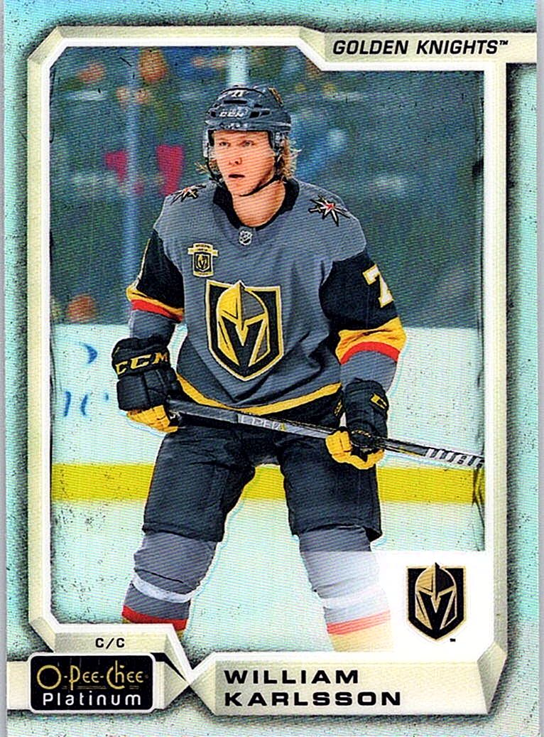 2018-19 O-Pee-Chee Platinum - Rainbow William Karlsson #55 front
