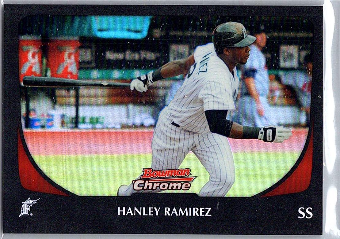 2011 Bowman Chrome - Refractors Hanley Ramirez #8 front