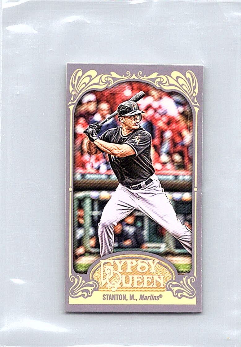 2012 Topps Gypsy Queen - Mini Gypsy Queen Back Mike Stanton #147 front