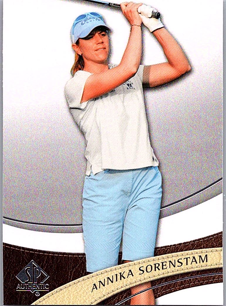 2014 SP Authentic Annika Sorenstam #27 front