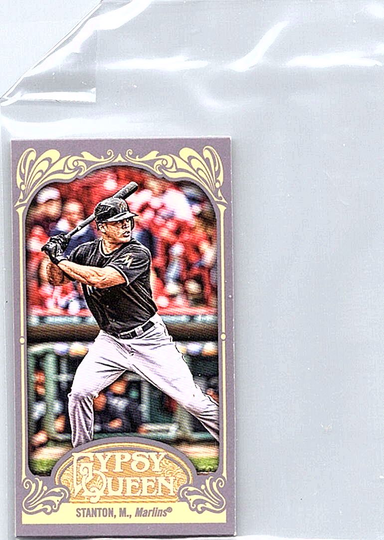2012 Topps Gypsy Queen - Mini Gypsy Queen Back Mike Stanton #147 front