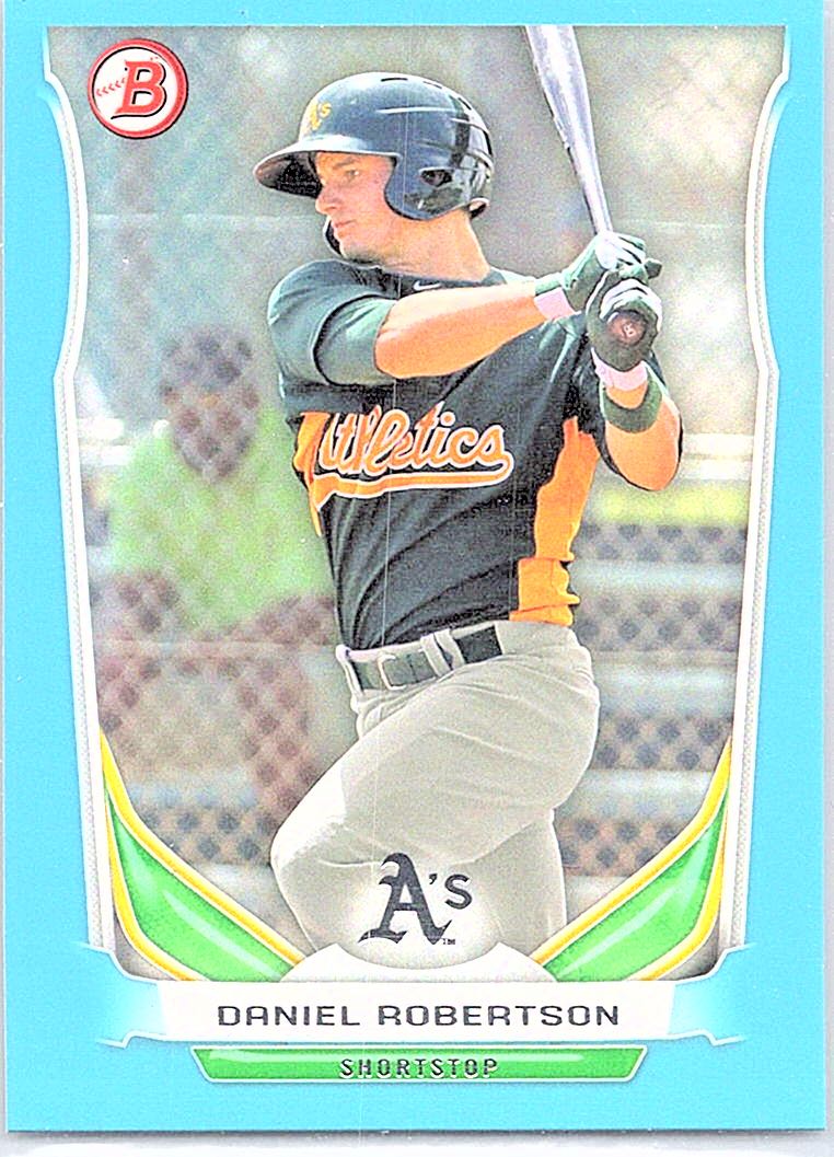 2014 Bowman Draft - Top Prospects Blue Daniel Robertson #TP-44 SN399 front