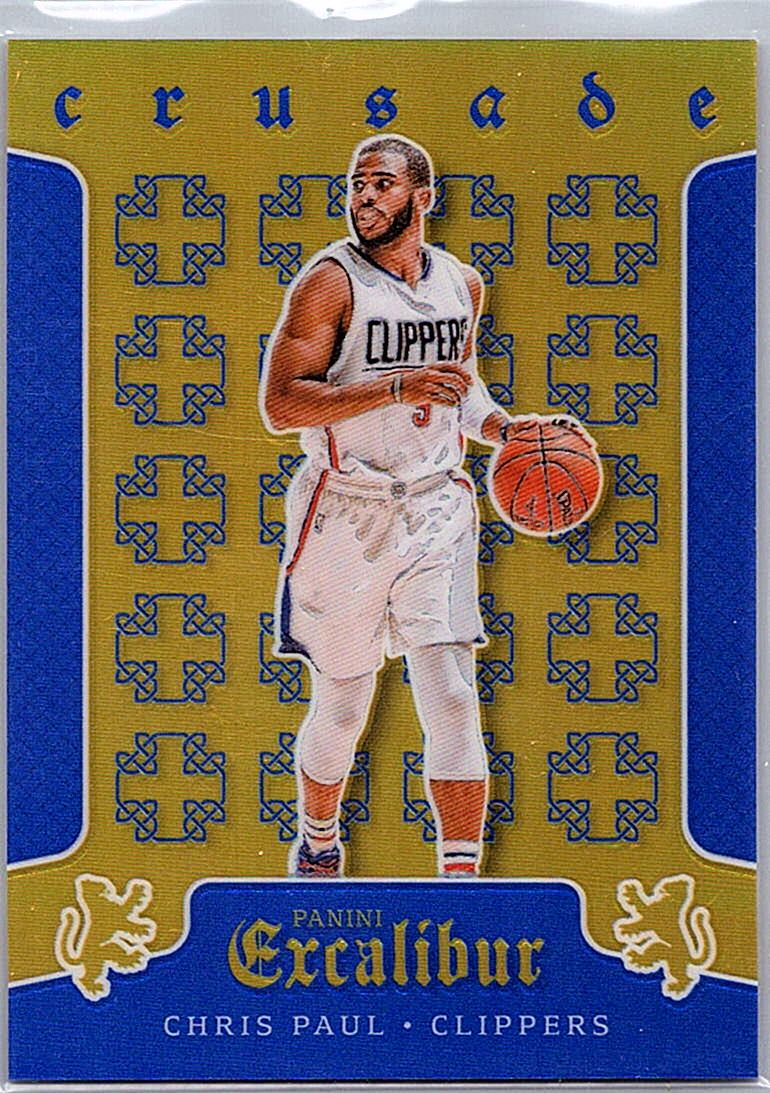 2015-16 Panini Excalibur - Crusade Blue Chris Paul #82 SN199 front