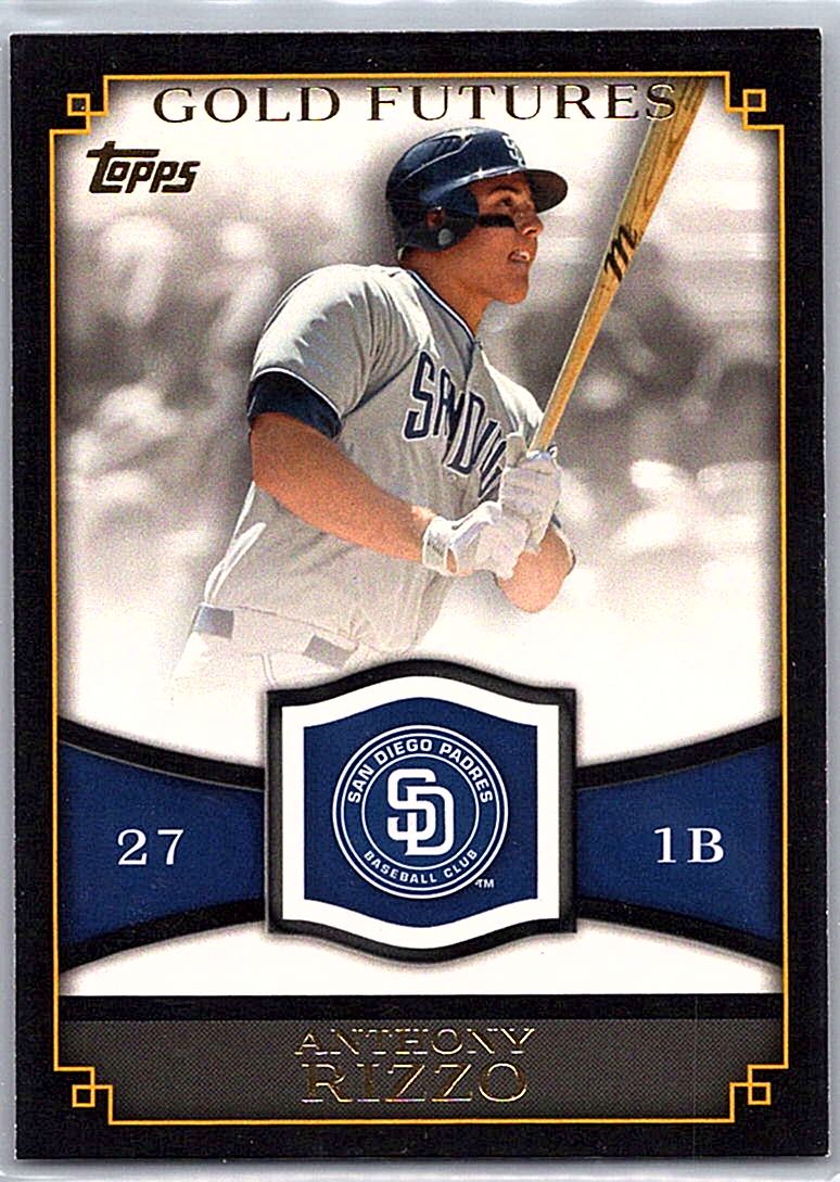 2012 Topps - Gold Futures Anthony Rizzo #GF-13 front
