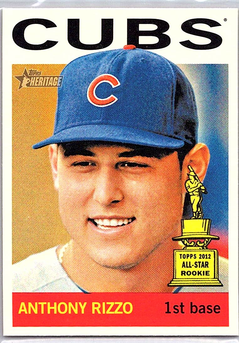 2013 Topps Heritage Anthony Rizzo #191 front