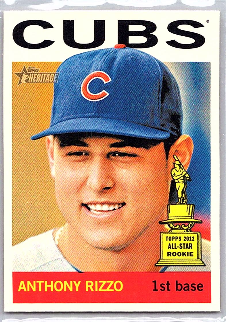 2013 Topps Heritage Anthony Rizzo #191 front