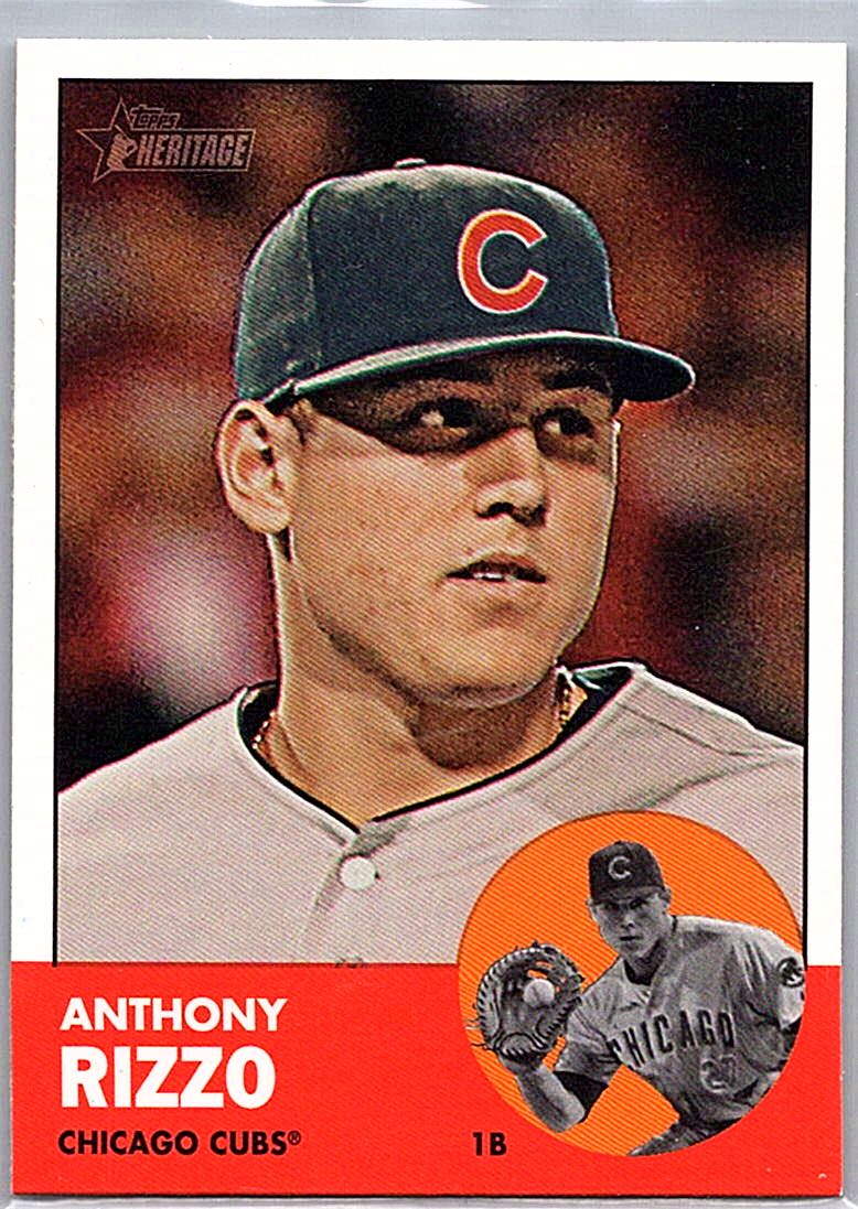 2012 Topps Heritage Anthony Rizzo #260 front