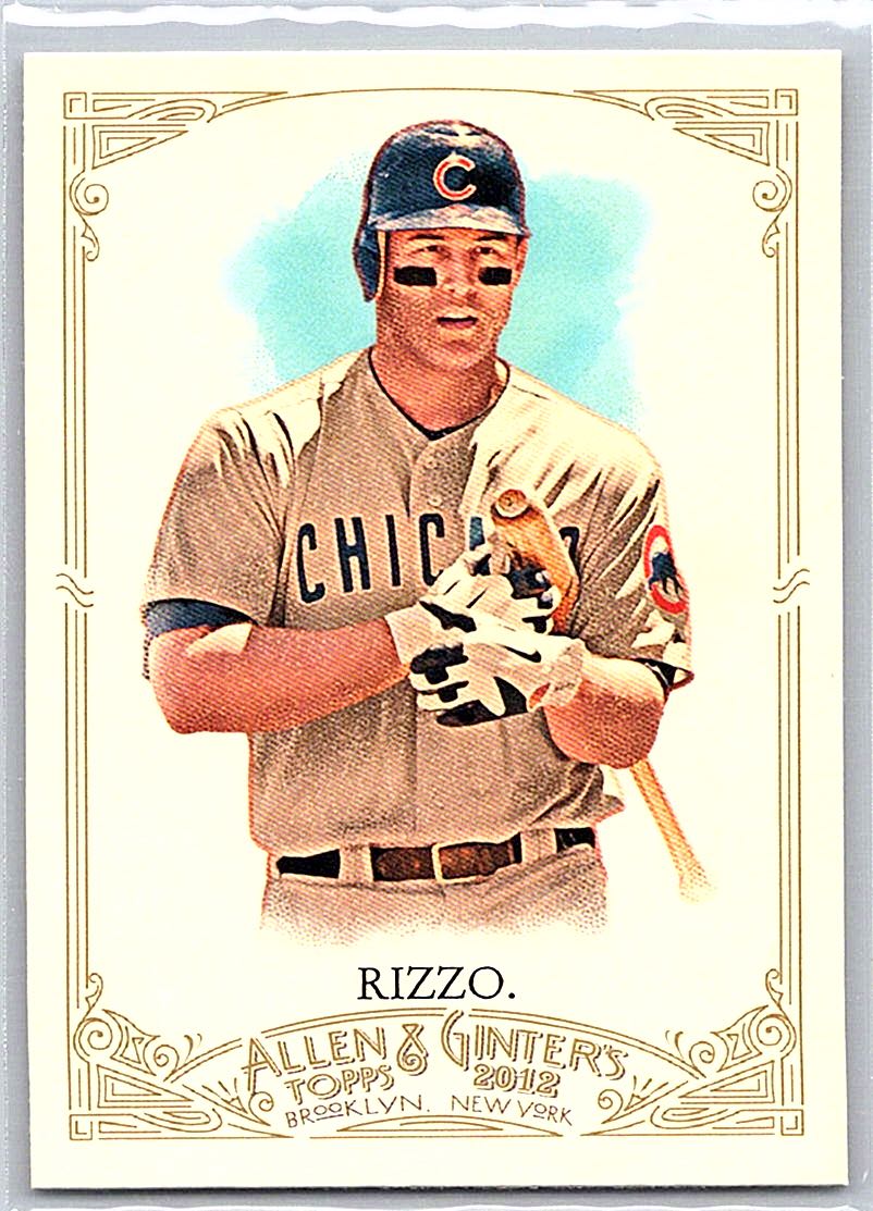 2012 Topps Allen & Ginter Anthony Rizzo #270 front