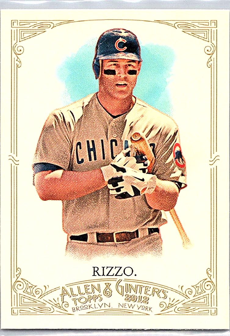 2012 Topps Allen & Ginter Anthony Rizzo #270 front