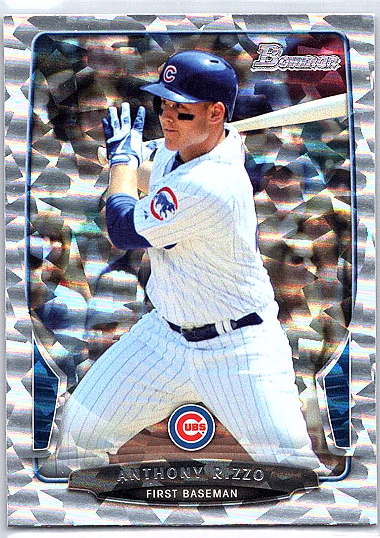 2013 Bowman - Silver Ice Anthony Rizzo #177 front
