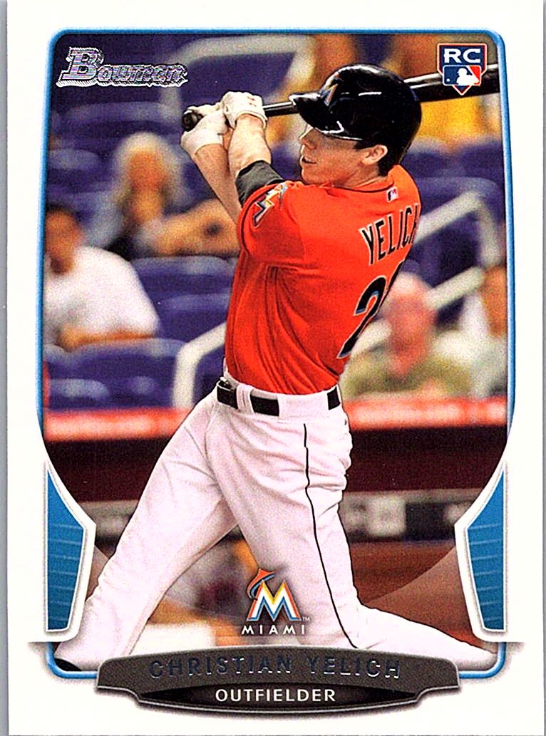 2013 Bowman Draft Picks & Prospects Christian Yelich #40 RC front