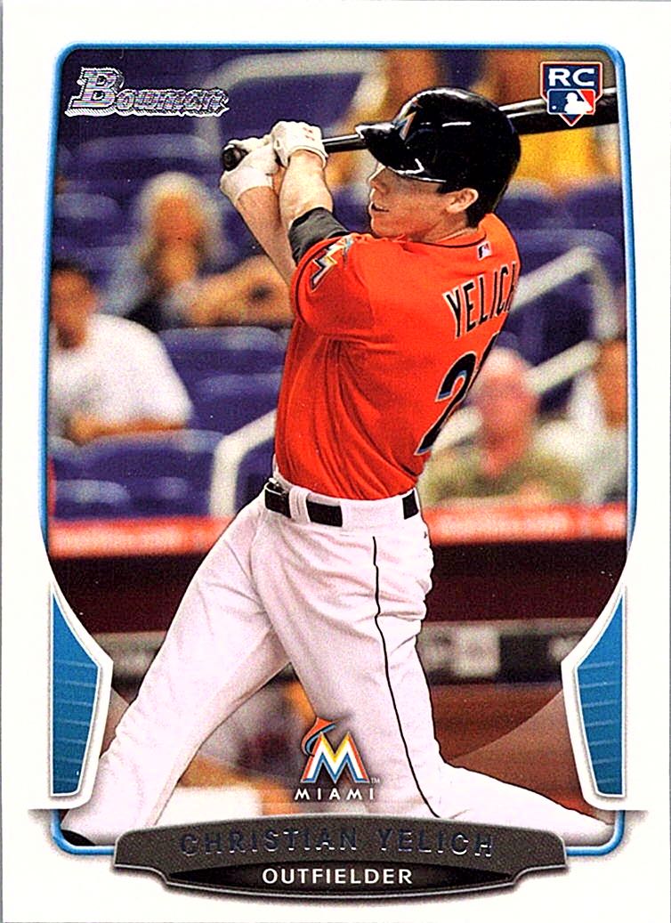 2013 Bowman Draft Picks & Prospects Christian Yelich #40 RC front