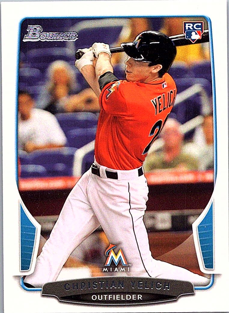 2013 Bowman Draft Picks & Prospects Christian Yelich #40 RC front