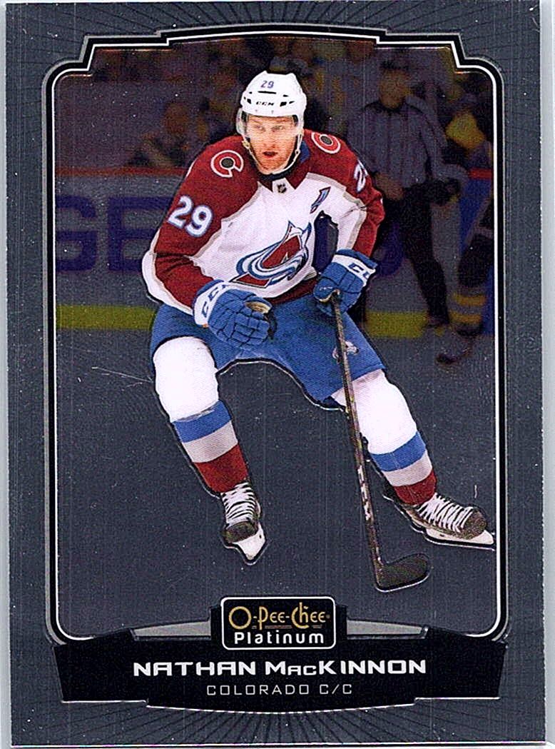 2022-23 O-Pee-Chee Platinum Nathan MacKinnon #17 front