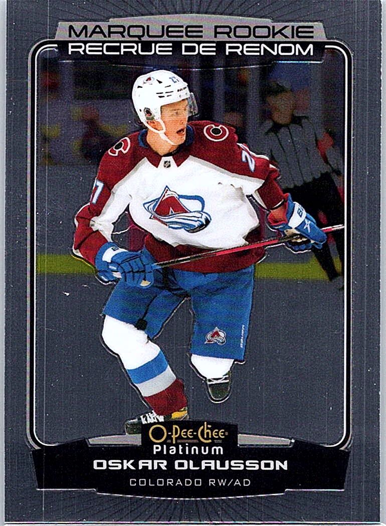 2022-23 O-Pee-Chee Platinum Oskar Olausson #268 RC front