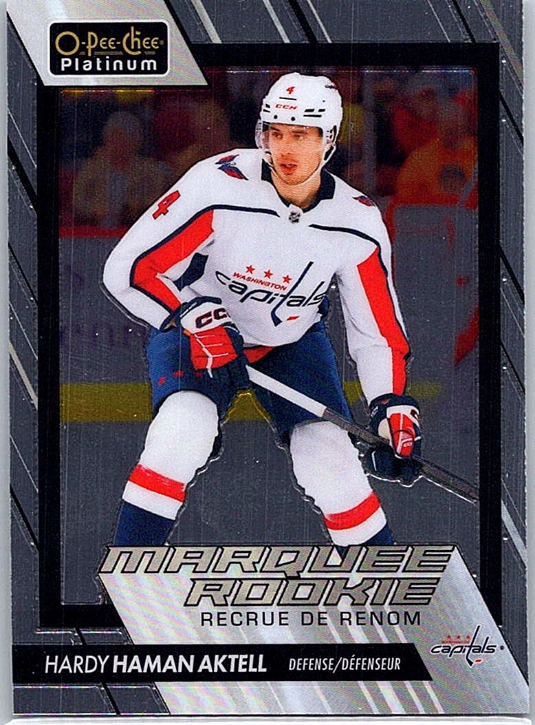 2023-24 O-Pee-Chee Platinum Hardy Haman Aktell #281 RC front