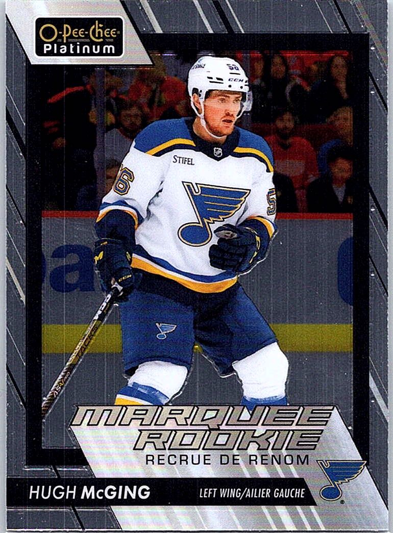 2023-24 O-Pee-Chee Platinum Hugh McGing #242 RC front