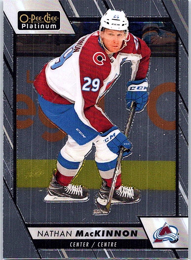 2023-24 O-Pee-Chee Platinum Nathan MacKinnon #15 front