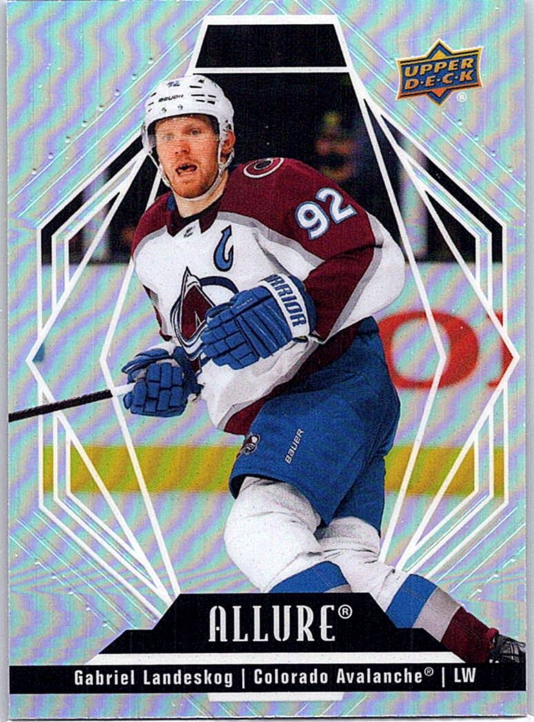 2022-23 Upper Deck Allure Gabriel Landeskog #27 front