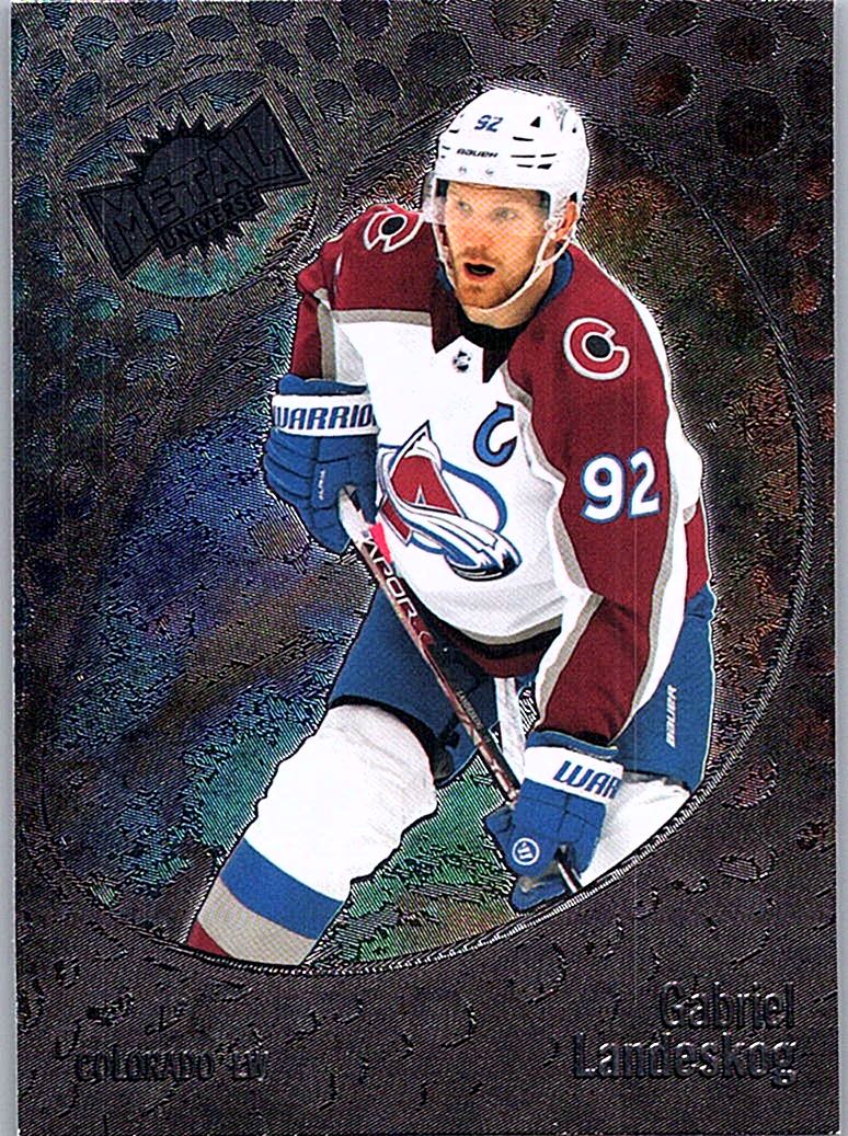 2022-23 SkyBox Metal Universe Gabriel Landeskog #64 front