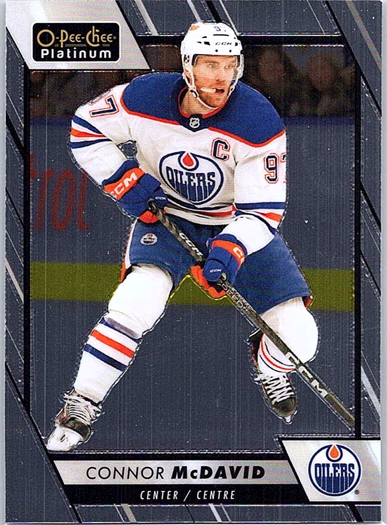 2023-24 O-Pee-Chee Platinum Connor McDavid #100 front