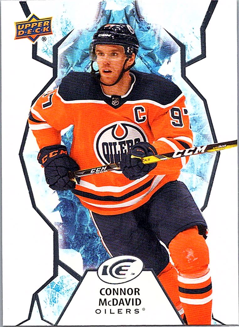 2021-22 Upper Deck Ice Connor McDavid #20 front
