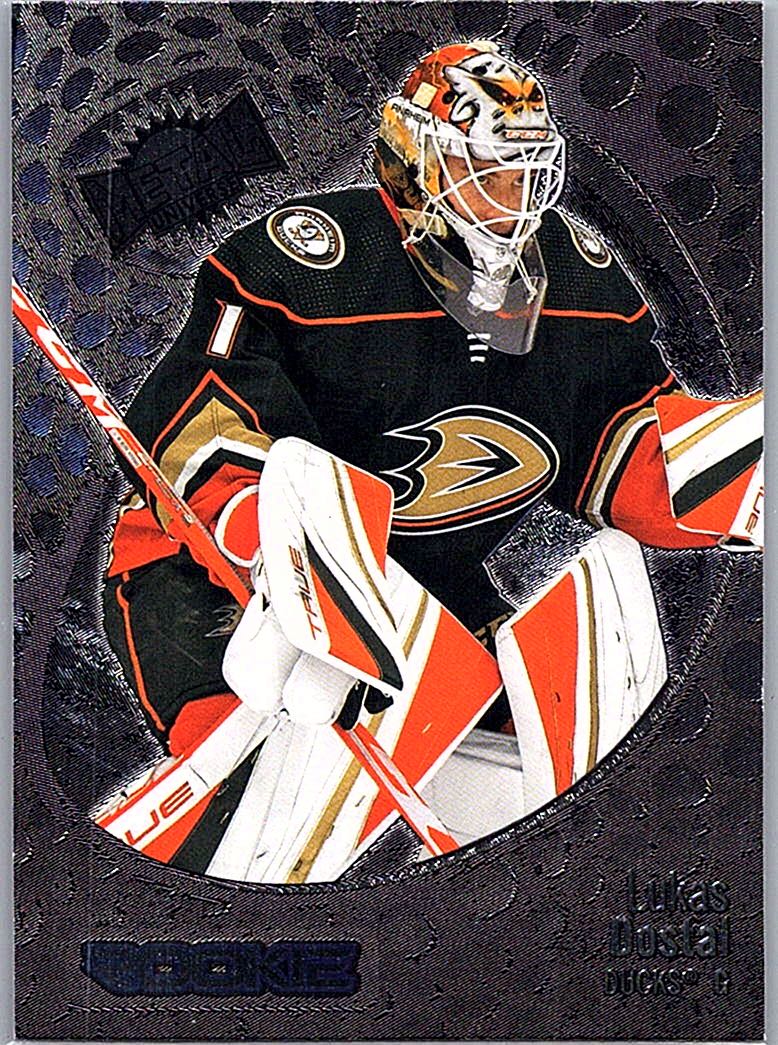 2022-23 SkyBox Metal Universe Lukas Dostal #161 RC front