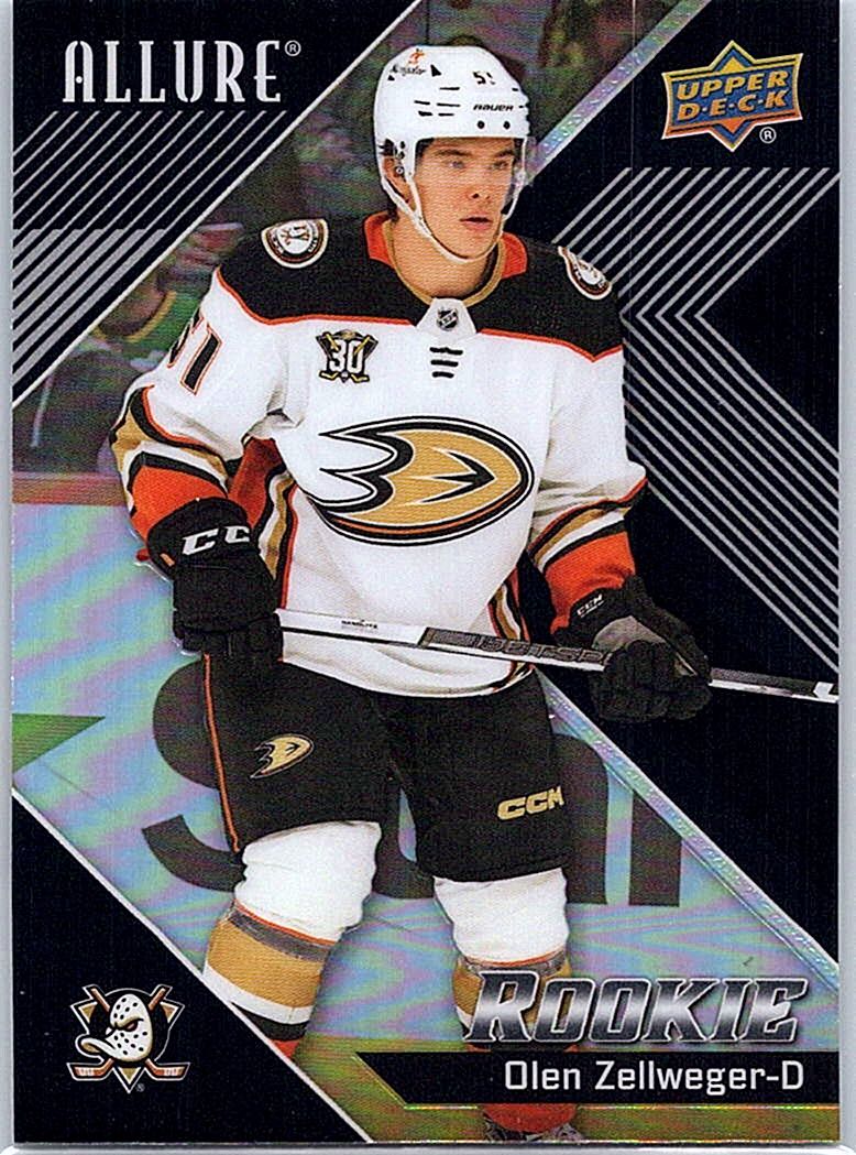 2024-25 Upper Deck Allure - Black Rainbow Olen Zellweger #106 front