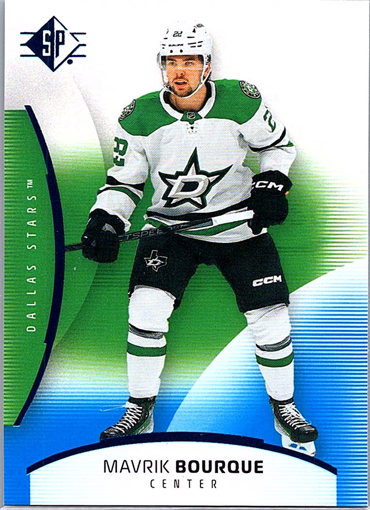 2025-26 SP - Blue Mavrik Bourque #48 front