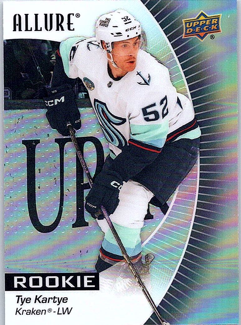 2023-24 Upper Deck Allure - Black Rainbow Tye Kartye #132 RC front