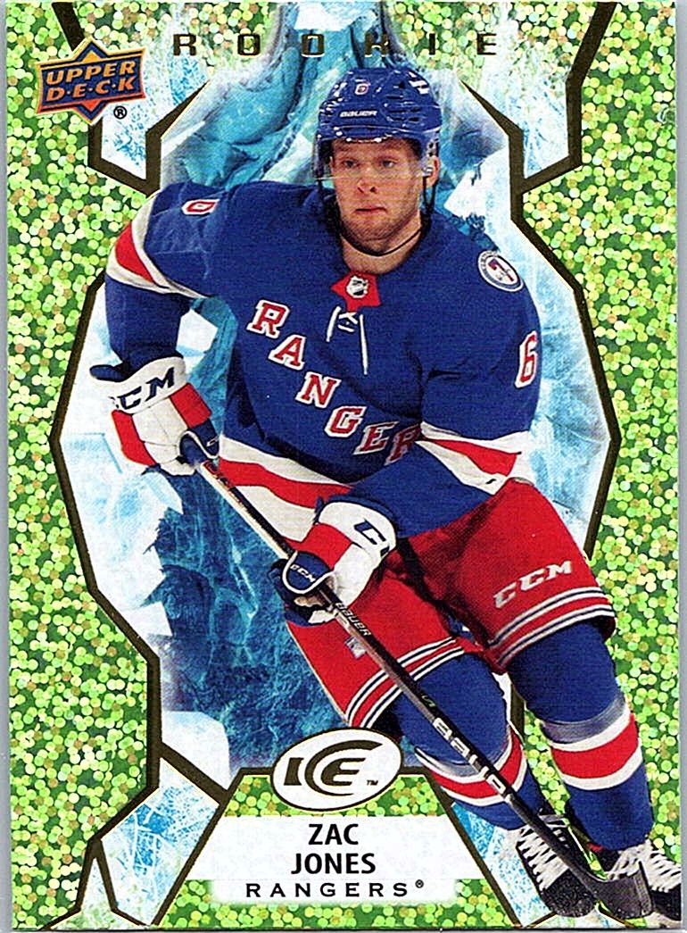 2021-22 Upper Deck Ice - Green Zac Jones #106 front