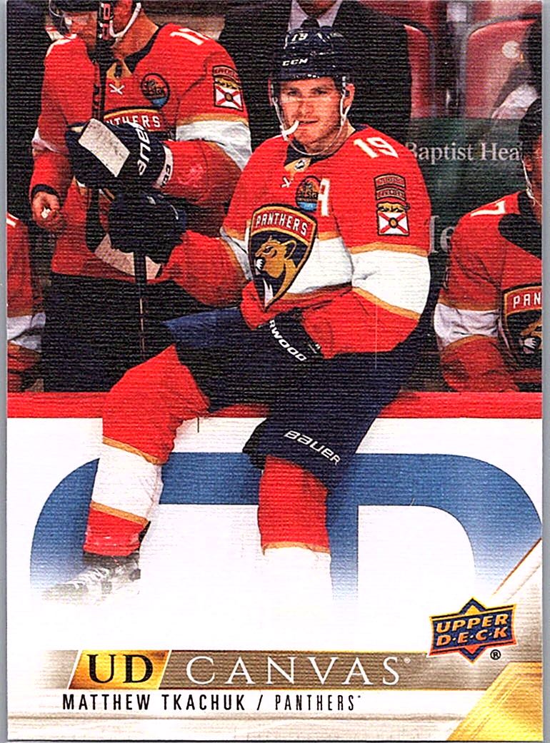 2022-23 Upper Deck - UD Canvas Matthew Tkachuk #C299 front