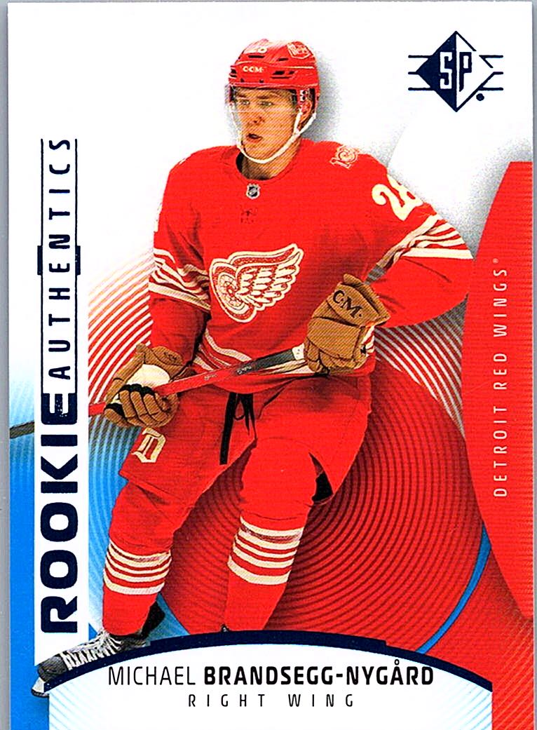 2025-26 SP - Blue Michael Brandsegg-Nygard #140 RC front