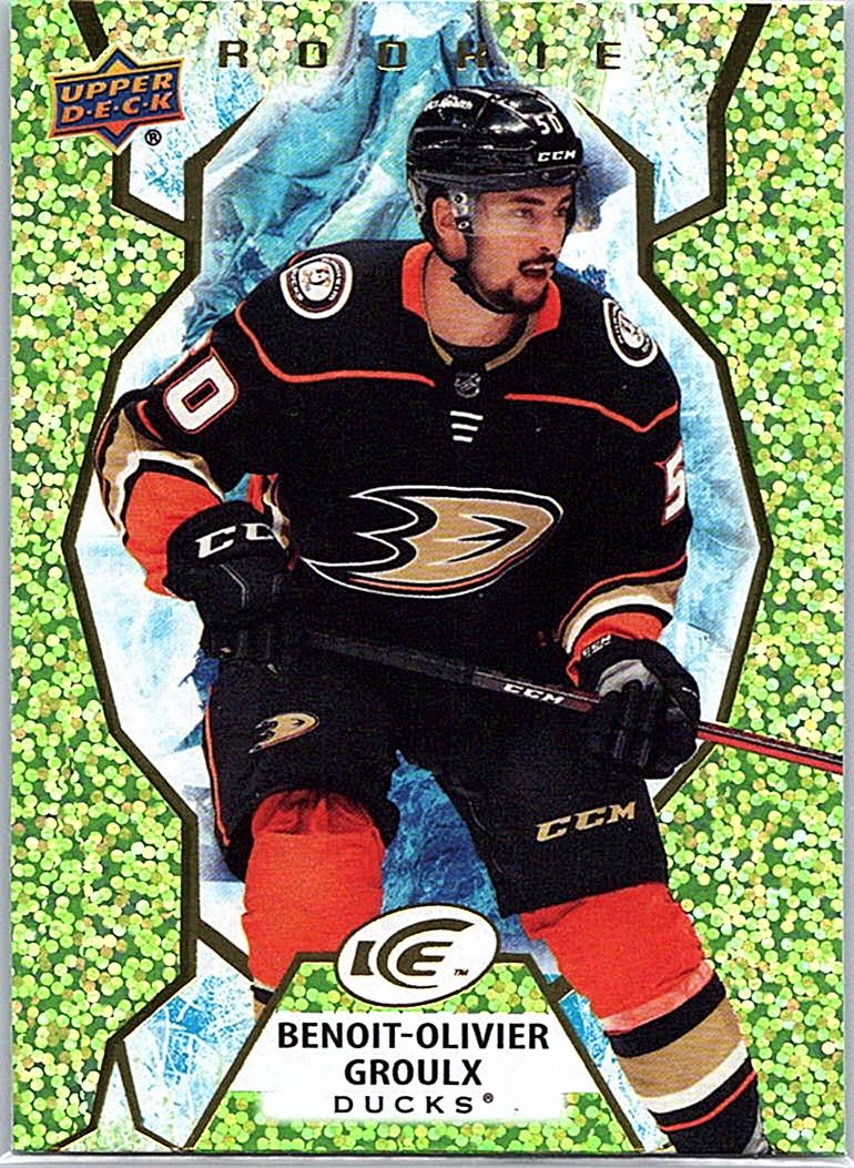 2021-22 Upper Deck Ice - Green Benoit-Olivier Groulx #111 front