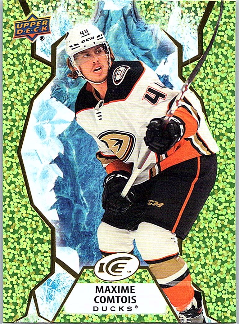 2021-22 Upper Deck Ice - Green Maxime Comtois #3 front