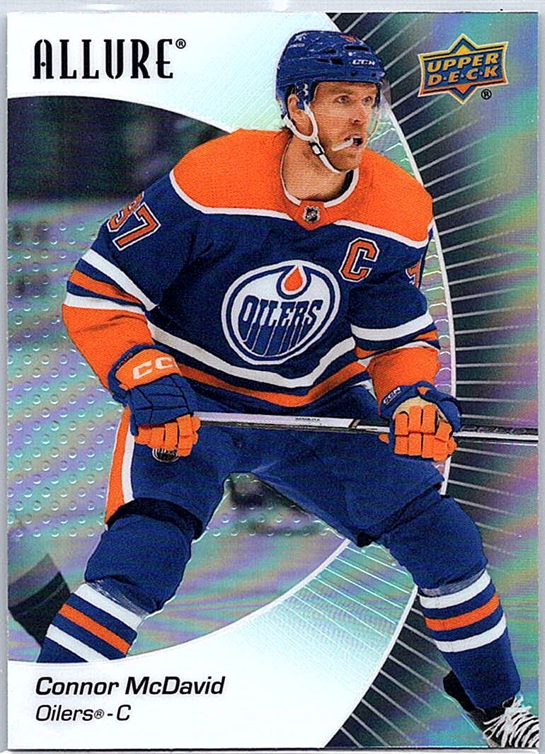 2023-24 Upper Deck Allure - Black Rainbow Connor McDavid #68 front