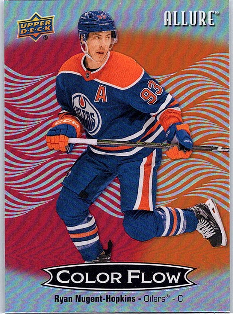 2024-25 Upper Deck Allure - Color Flow Red-Orange Ryan Nugent-Hopkins #CFL-49 front