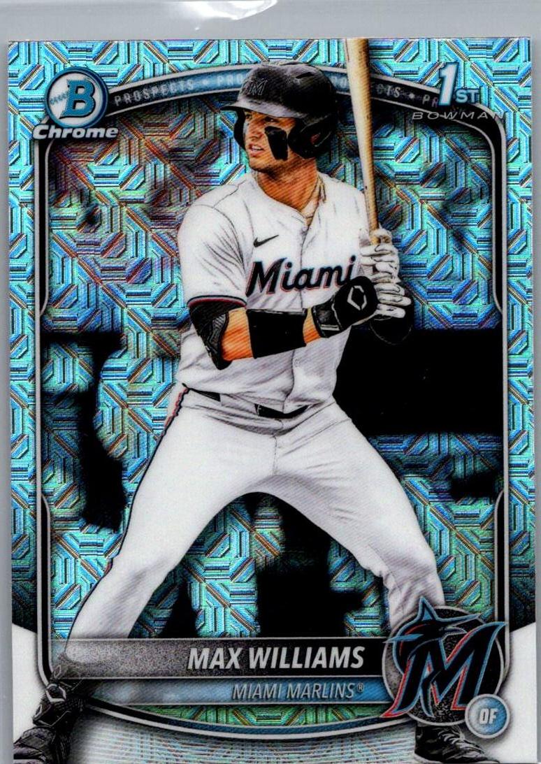 2025 Bowman Draft - Chrome Mojo Refractor Max Williams #BDC-68 front